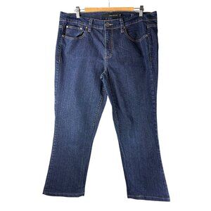 VTG Y2K Calvin Klein Flare Jeans Dark Wash Flare Denim Women's 16W